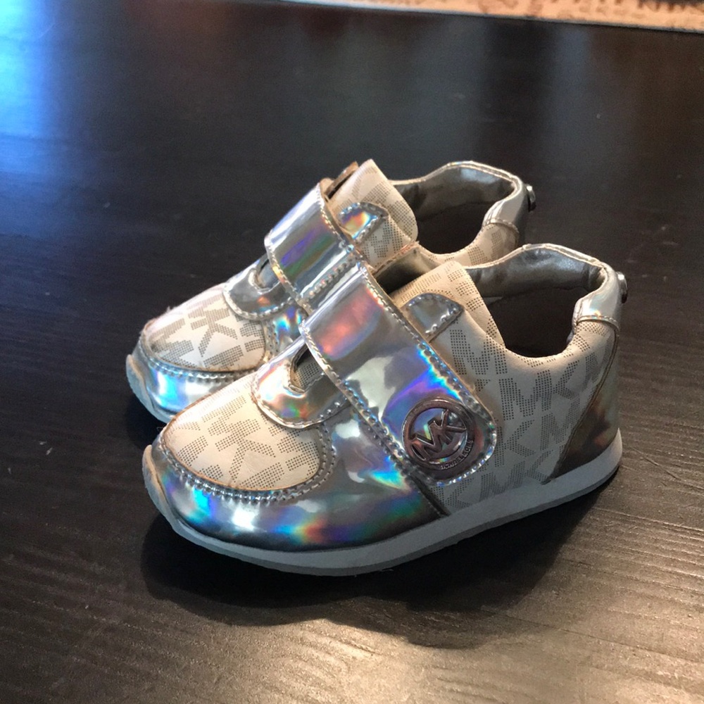 Metallic MK toddler sneakers